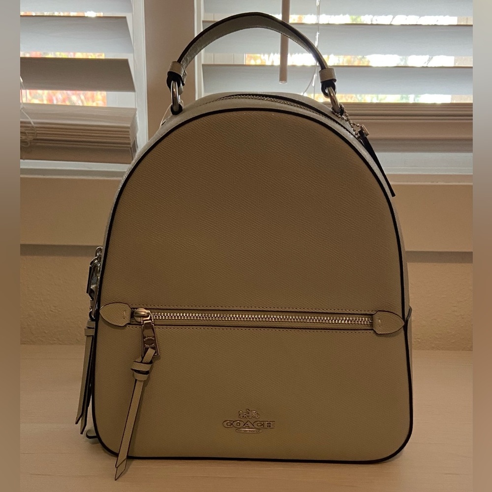 Coach leather backpack